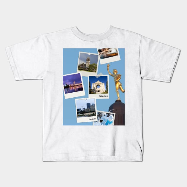 Winnipeg Love Kids T-Shirt by madiwestdal